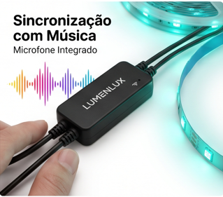 Foto 6 de Fita LED Smart Wi-Fi 5M